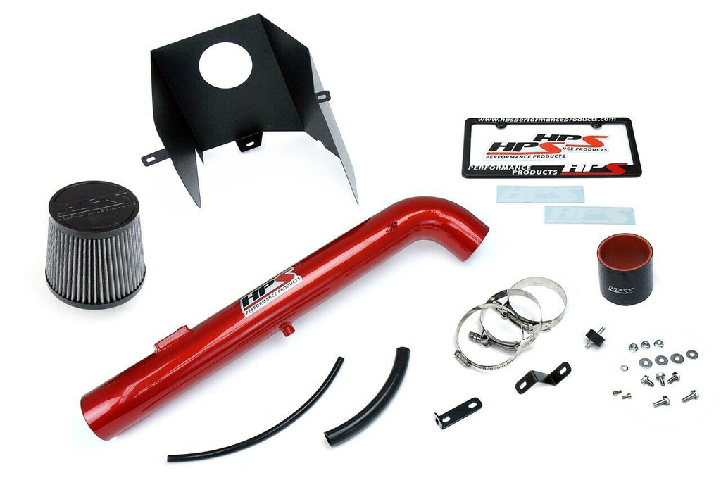 HPS 827-169R Red Shortram Air Intake Kit for 2005-2022 Toyota Tacoma 2.7L