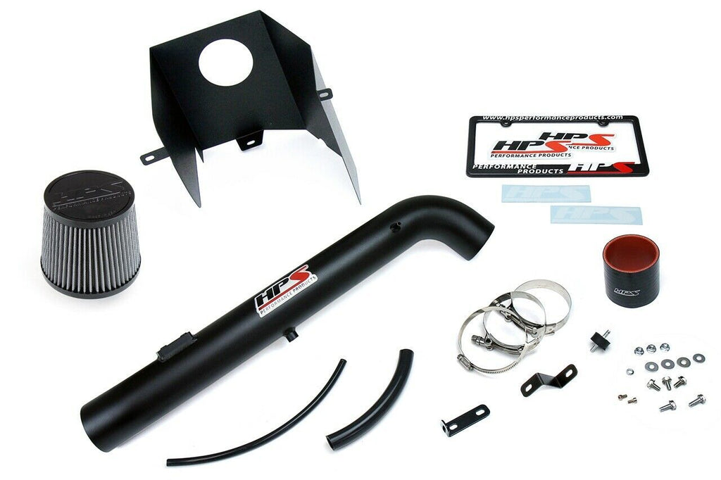 HPS 827-169WB Black Shortram Air Intake Kit for 2005-2022 Toyota Tacoma 2.7L