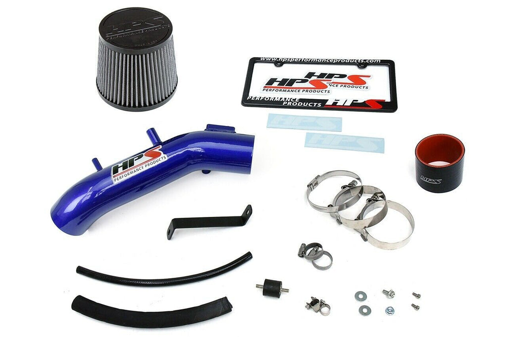 HPS 827-173BL Blue Cold Air Intake Kit for 03-07 Honda Accord 2.4L w MAF