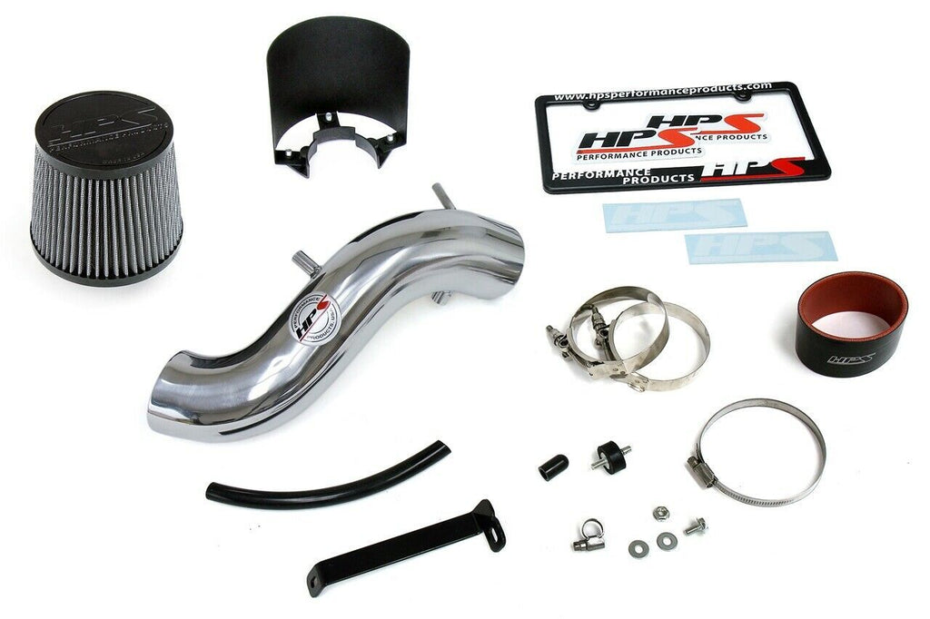 HPS 827-267P Polish Shortram Air Intake for 2011-2014 Hyundai Sonata 2.4L