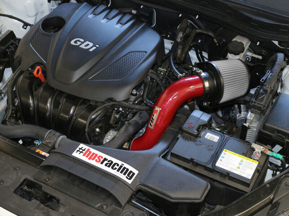 HPS 827-267R Red Shortram Air Intake for 2011-2014 Hyundai Sonata 2.4L