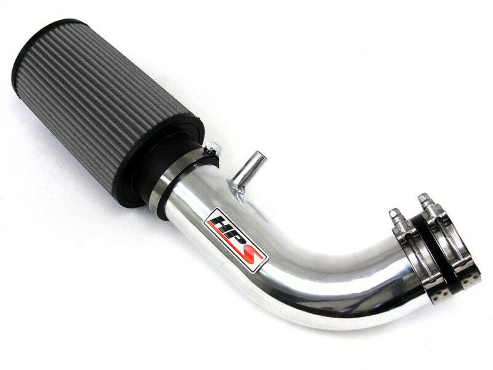 HPS 827-300P Polish Shortram Air Intake Kit for 07-11 Jeep Wrangler 3.8L V6