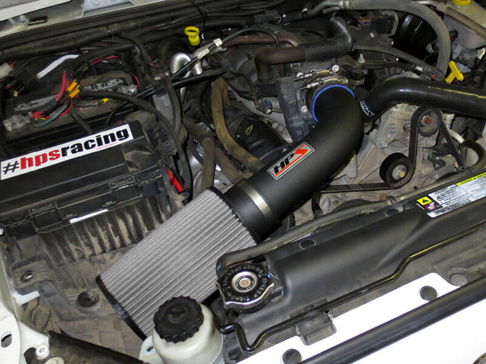 HPS 827-300WB Black Shortram Air Intake Kit for 07-11 Jeep Wrangler 3.8L V6