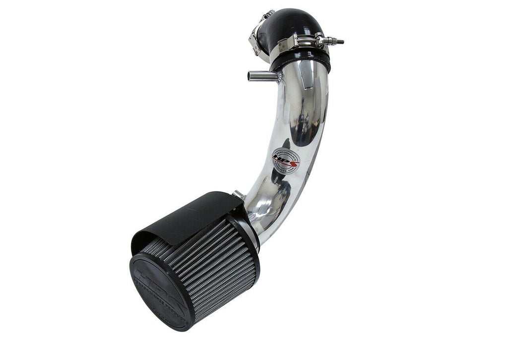 HPS 827-301P Polish Shortram Air Intake Kit for 91-01 Jeep Cherokee 4.0L I6