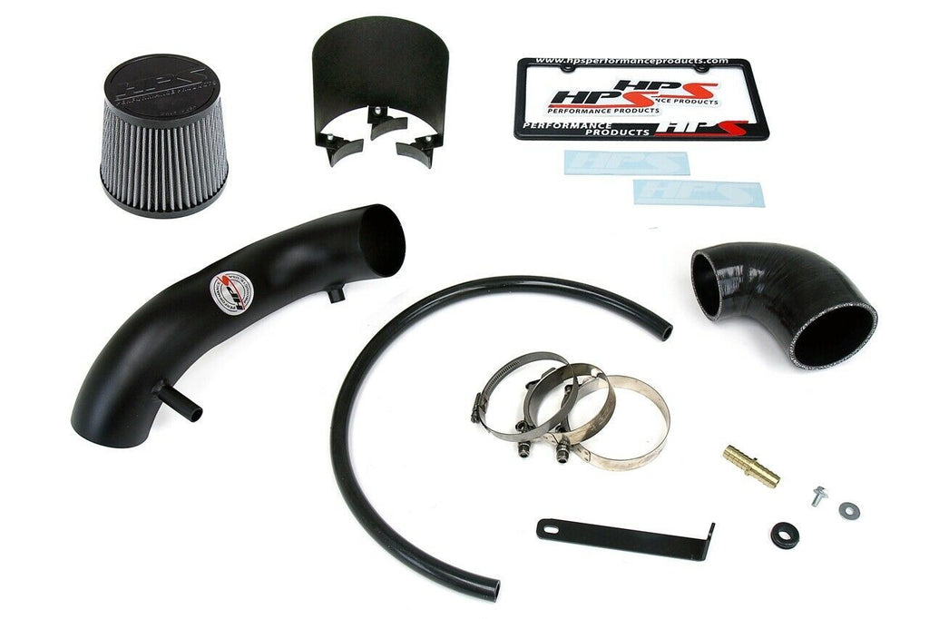 HPS 827-301WB Black Shortram Air Intake Kit for 91-01 Jeep Cherokee 4.0L I6