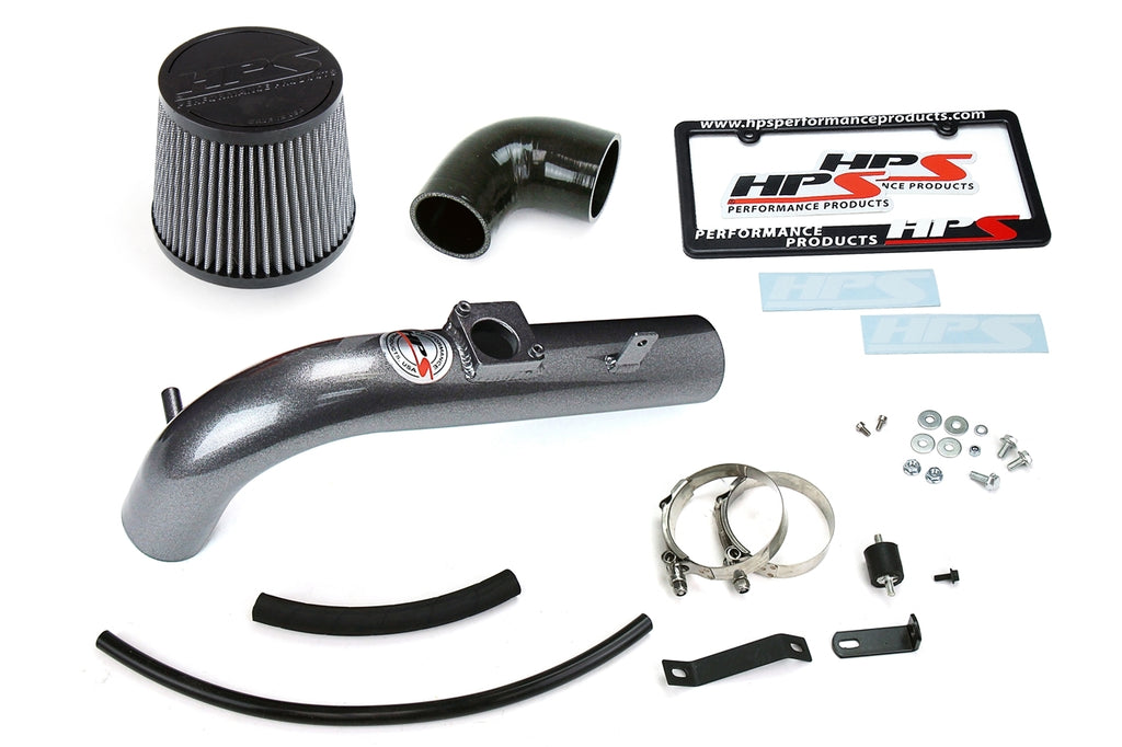 HPS 827-509GM Gunmetal Shortram Air Intake for 2000-2005 Toyota MR2 Spyder 1.8L