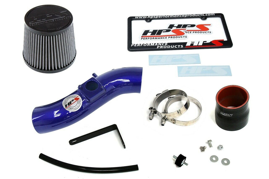 HPS 827-513BL Blue Shortram Air Intake for 2003-2004 Pontiac Vibe 1.8L