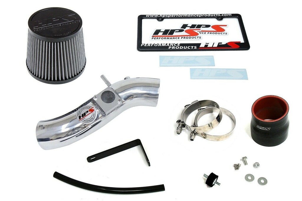 HPS 827-513P Polish Shortram Air Intake for 2003-2004 Pontiac Vibe 1.8L