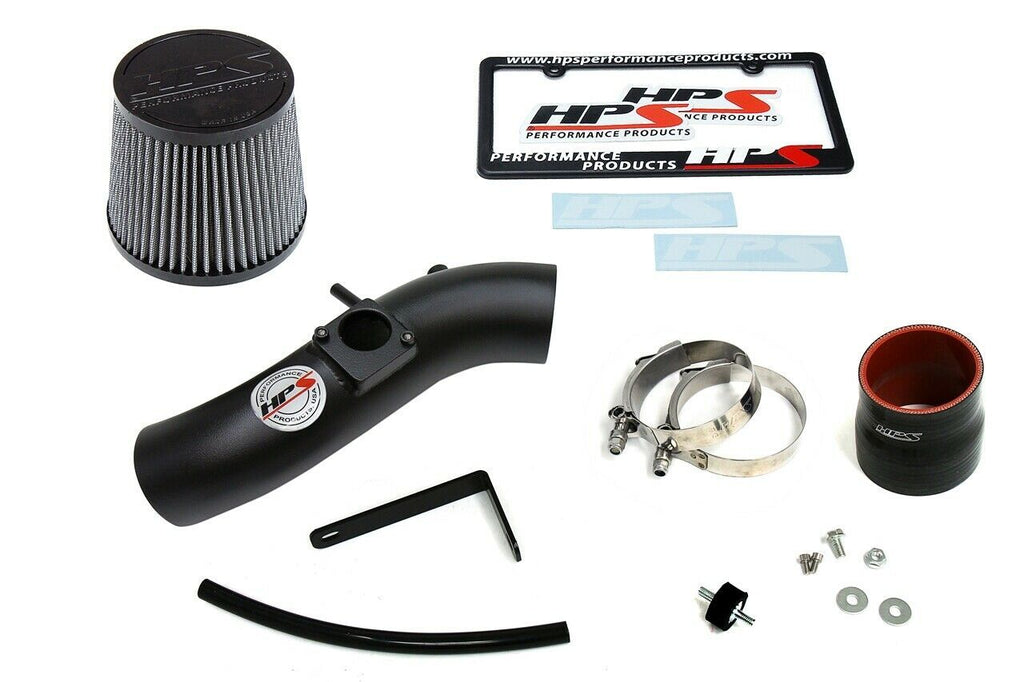 HPS 827-513WB Black Shortram Air Intake for 2003-2004 Pontiac Vibe 1.8L