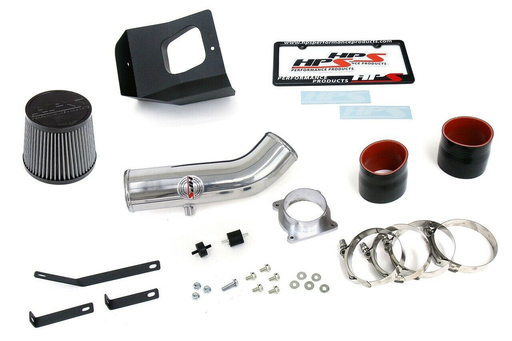 HPS 827-520P Polish Shortram Air Intake Kit for 03-06 Nissan 350Z 3.5L V6