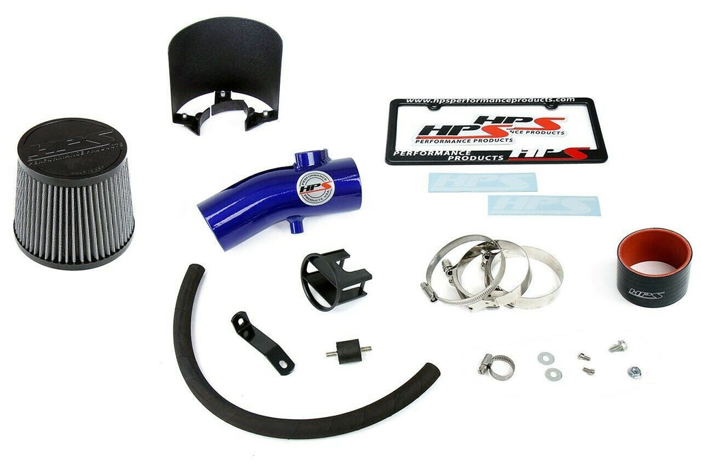 HPS 827-531BL Blue Shortram Air Intake for 2012-2013 Mazda Mazda3 2.0L Skyactiv