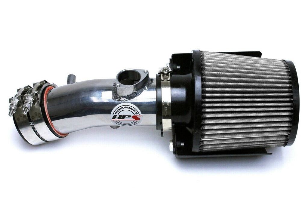 HPS 827-531P Polish Shortram Air Intake for 2012-2013 Mazda Mazda3 2.0L Skyactiv