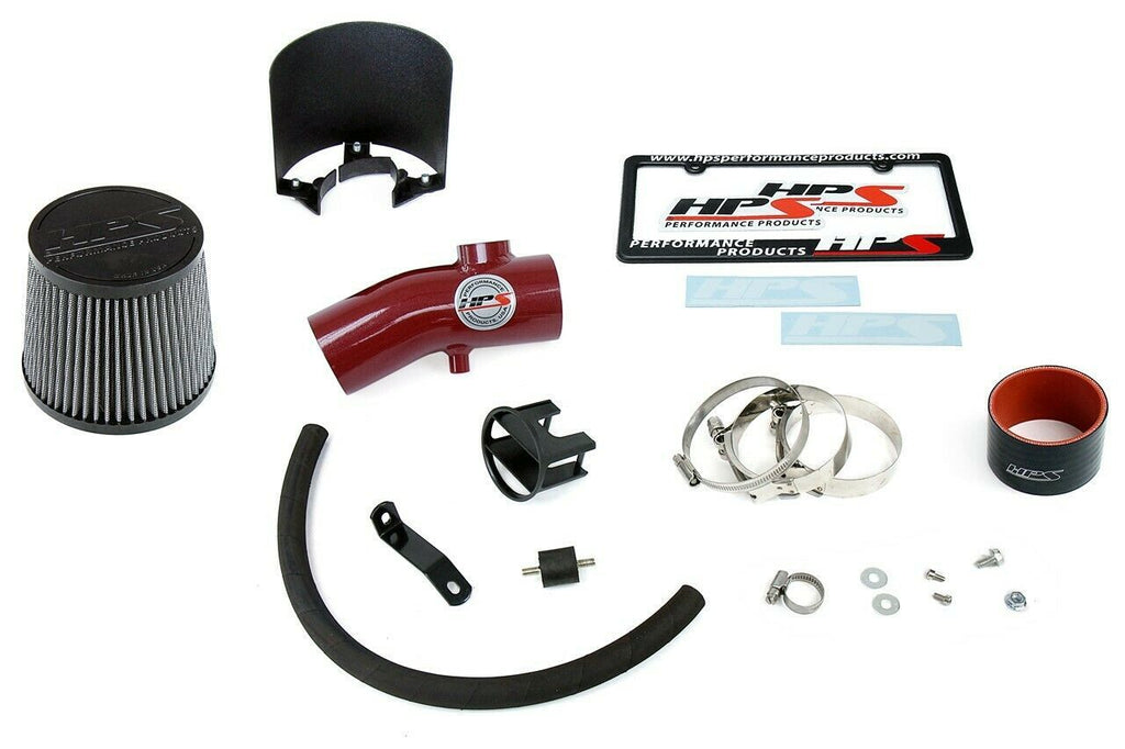 HPS 827-531R Red Shortram Air Intake for 2012-2013 Mazda Mazda3 2.0L Skyactiv