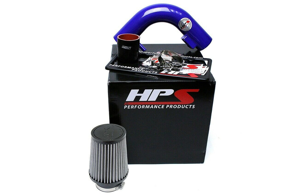 HPS 827-532BL Blue Shortram Air Intake Kit for 12-16 Nissan Versa 1.6L