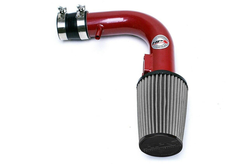 HPS 827-532R Red Shortram Air Intake Kit for 12-16 Nissan Versa 1.6L