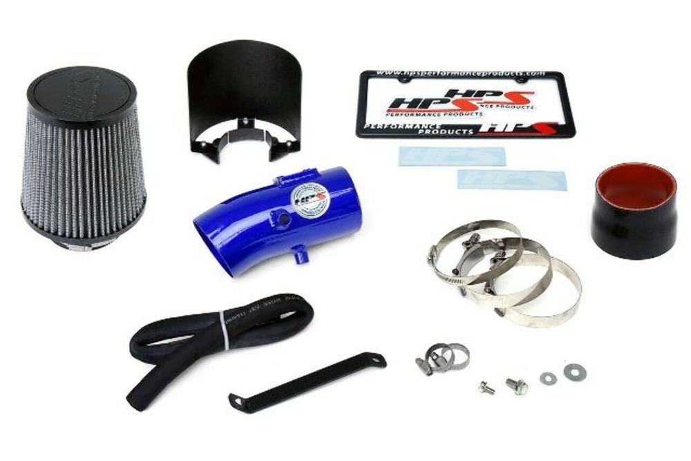 HPS 827-533BL Blue Shortram Air Intake Kit for 09-17 Nissan Maxima V6 3.5L