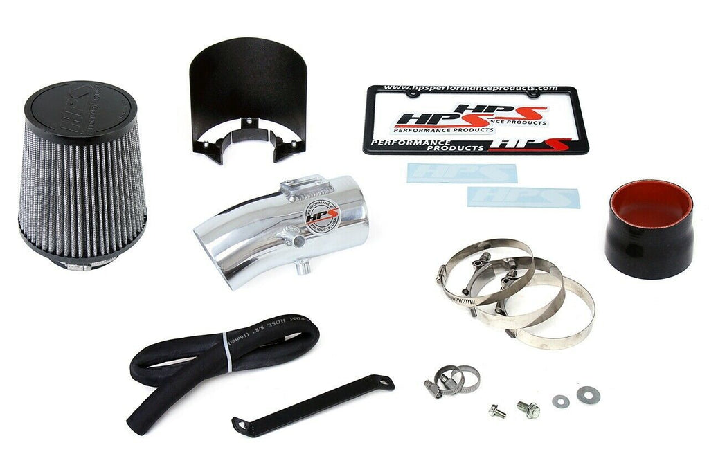 HPS 827-533P Polish Shortram Air Intake Kit for 09-17 Nissan Maxima V6 3.5L