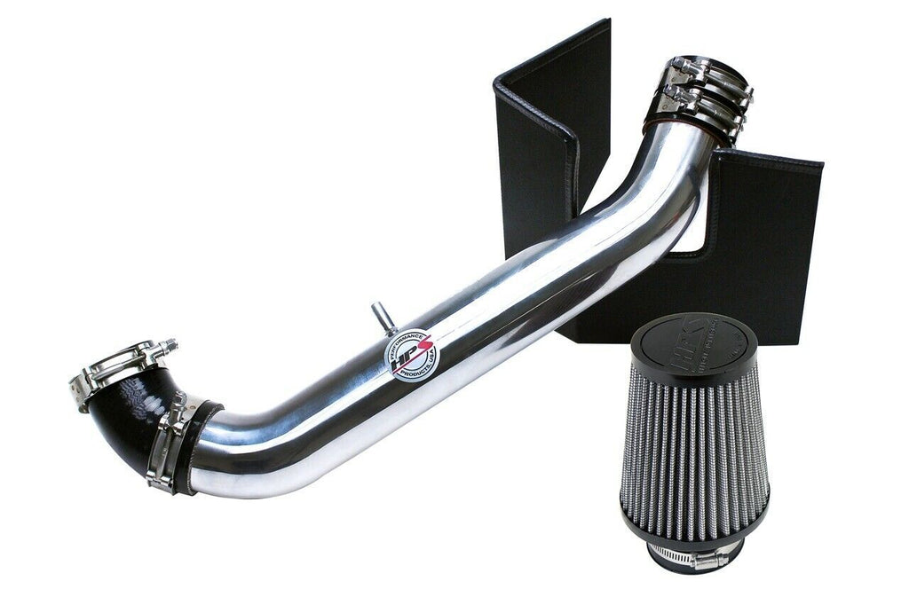 HPS 827-537P Polish Shortram Air Intake for 1999-2005 Mazda Miata 1.8L Non Turbo