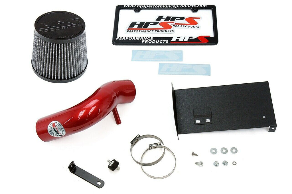 HPS 827-544R Red Air Intake Kit for 06 Mini Cooper S 1.6L SS Manual Trans