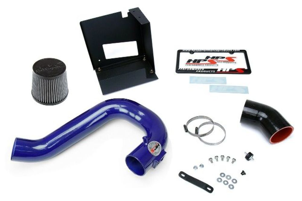 HPS 827-545BL Blue Shortram Air Intake for 2015-2017 Subaru WRX 2.0L Turbo