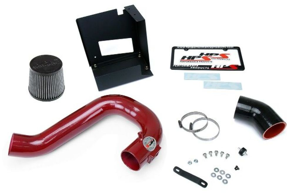 HPS 827-545R Red Shortram Air Intake for 2015-2017 Subaru WRX 2.0L Turbo