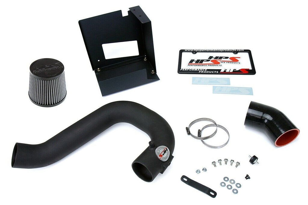 HPS 827-545WB Black Shortram Air Intake for 2015-2017 Subaru WRX 2.0L Turbo