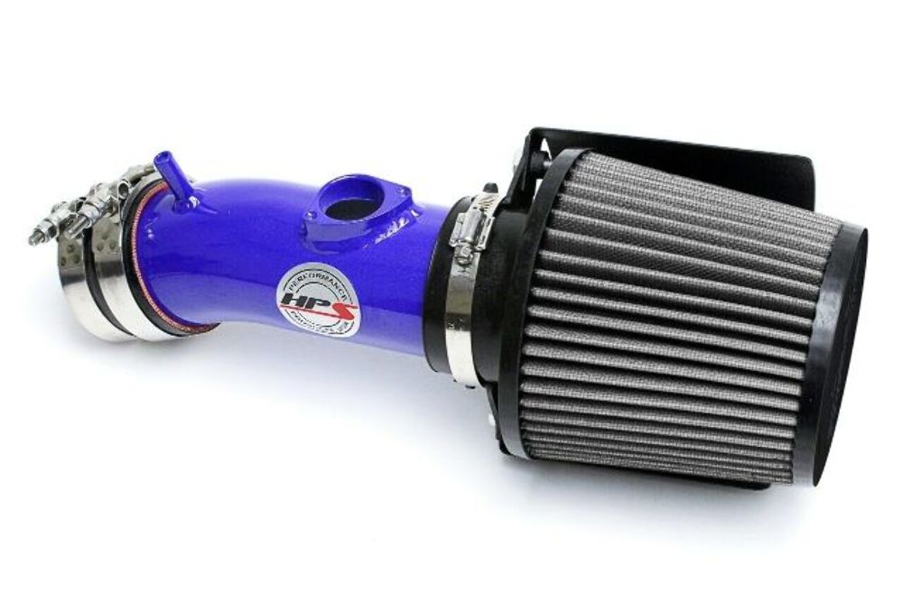 HPS 827-547BL Blue Shortram Air Intake for 14-17 Mazda Mazda6 2.5L Skyactiv