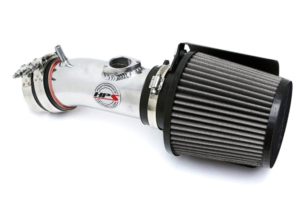 HPS 827-547P Polish Shortram Air Intake for 14-17 Mazda Mazda6 2.5L Skyactiv