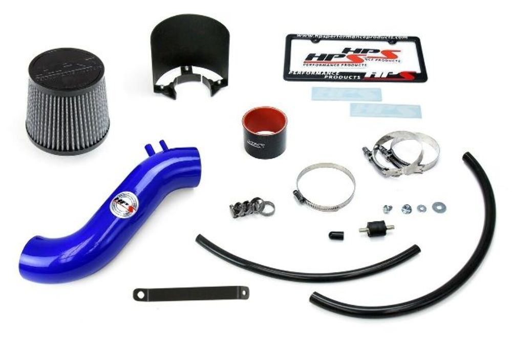 HPS 827-549BL Blue Shortram Air Intake for 15-18 Hyundai Sonata 2.4L Non Turbo