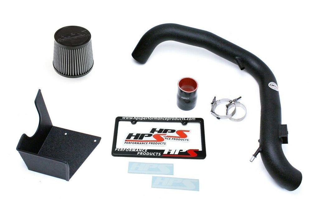 HPS 827-553WB Black Cold Air Intake Kit for 14-15 Ford Fiesta ST 1.6L Turbo