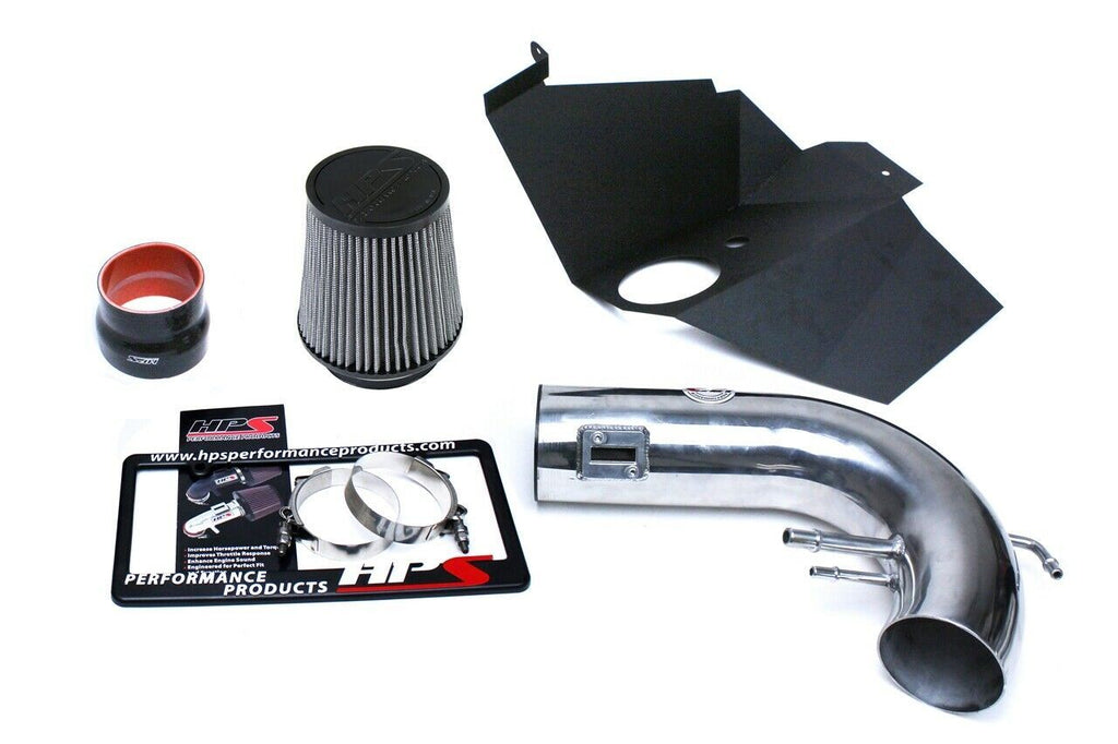 HPS 827-556P Polish Shortram Air Intake for 2015-2017 Ford Mustang GT V8 5.0L