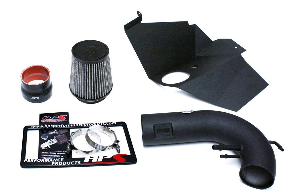 HPS 827-556WB Black Shortram Air Intake for 2015-2017 Ford Mustang GT V8 5.0L