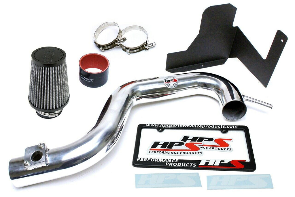 HPS 827-557P Polish Shortram Air Intake for 10-12 Subaru Outback 2.5L Non Turbo