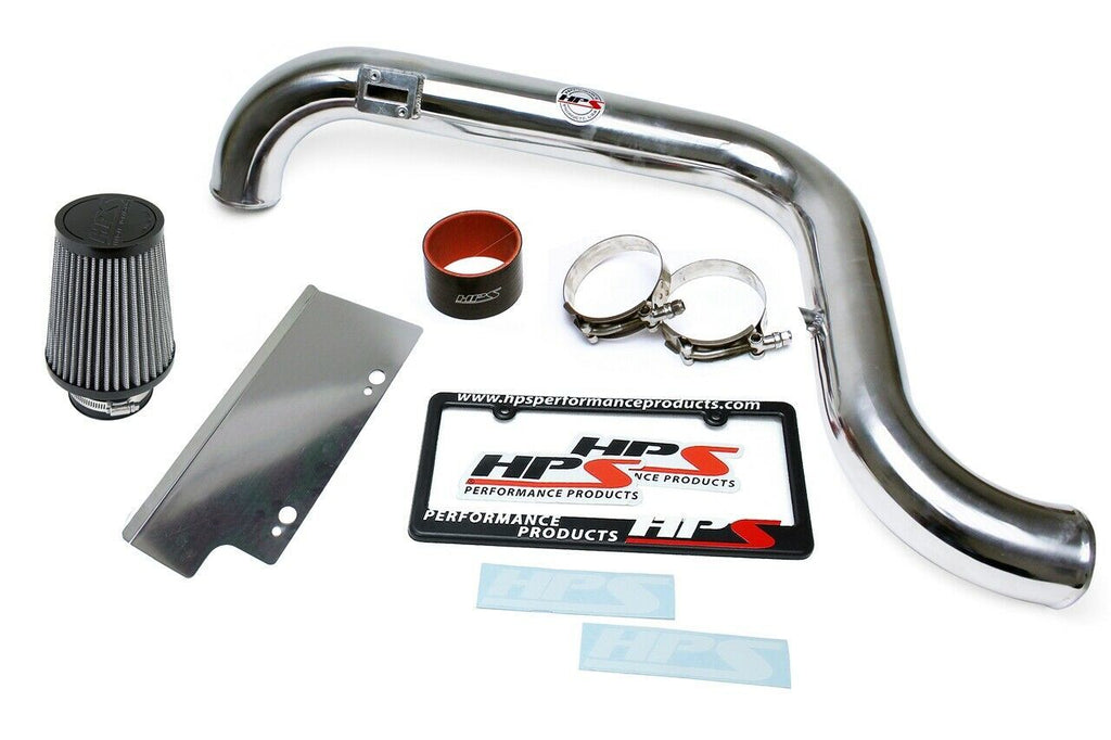 HPS 827-565P Polish Cold Air Intake Kit for 06-08 Audi A3 2.0T Turbo FSI