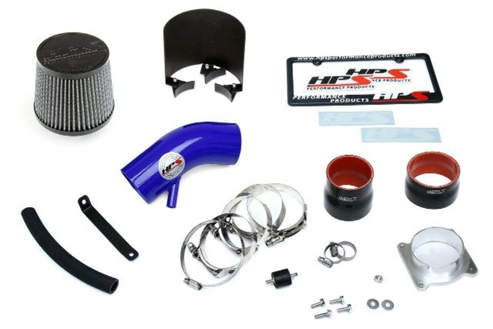 HPS 827-570BL Blue Shortram Air Intake for 2002-2006 Nissan Altima 2.5L 4Cyl