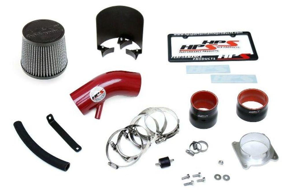 HPS 827-570R Red Shortram Air Intake for 2002-2006 Nissan Altima 2.5L 4Cyl