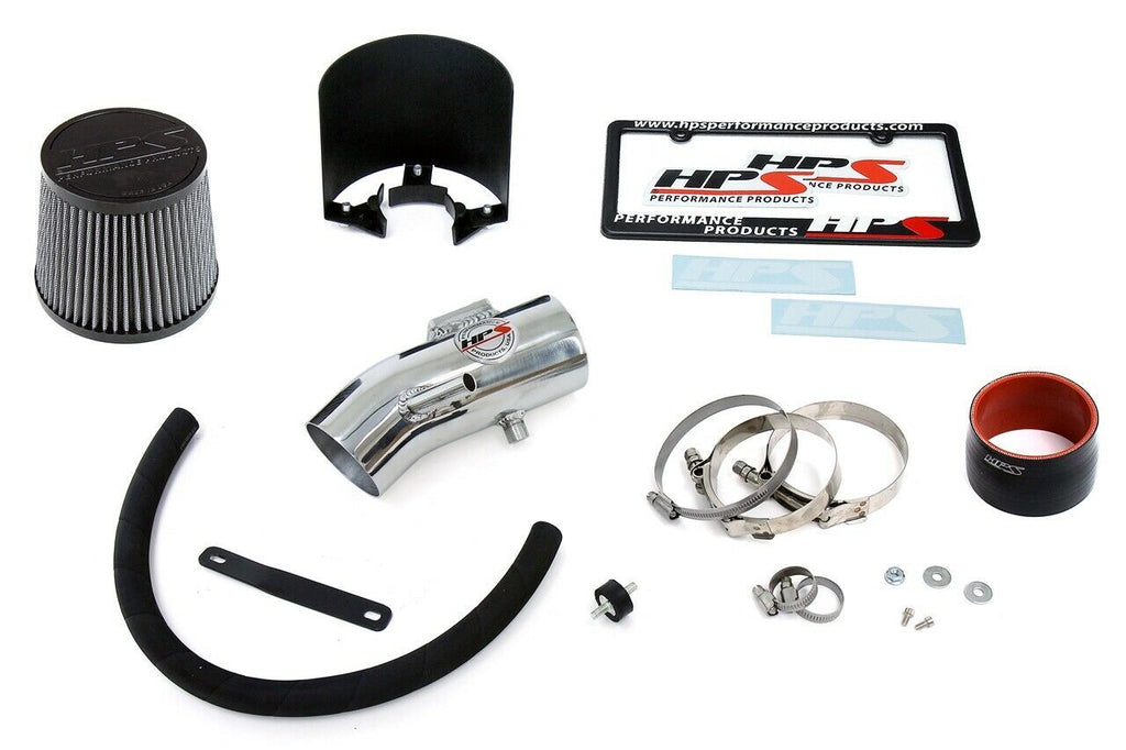 HPS 827-572P Polish Shortram Air Intake for 2007-2012 Nissan Altima V6 3.5L