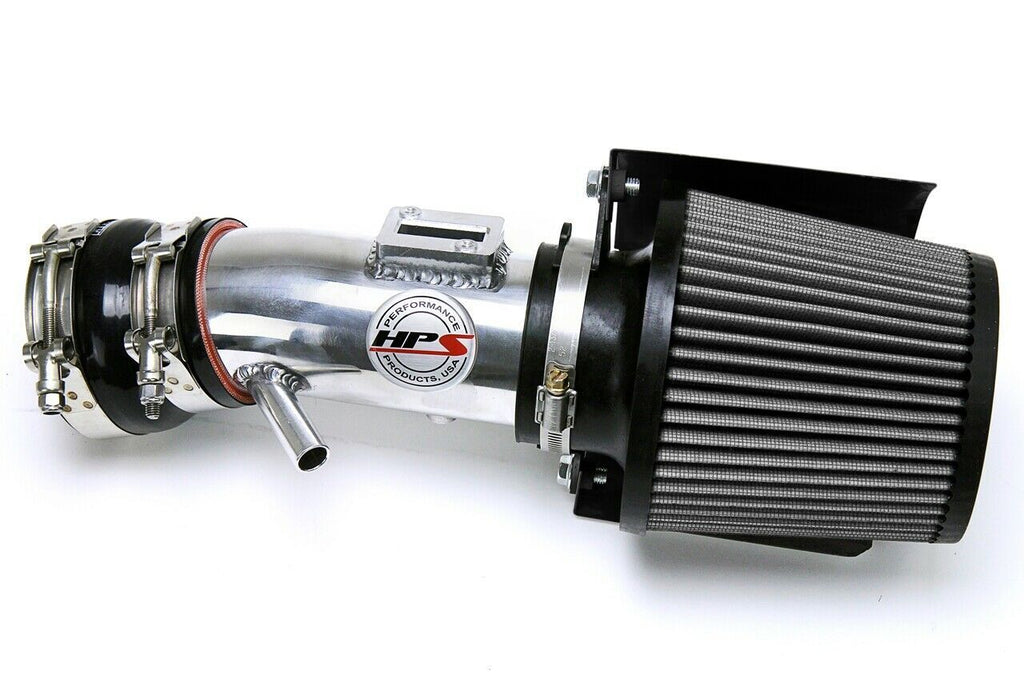 HPS 827-572P Polish Shortram Air Intake for 2007-2012 Nissan Altima V6 3.5L