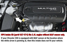 Load image into Gallery viewer, HPS 827-574BL Blue Shortram Air Intake Kit for 15-17 Chrysler 200 2.4L w/o MAF