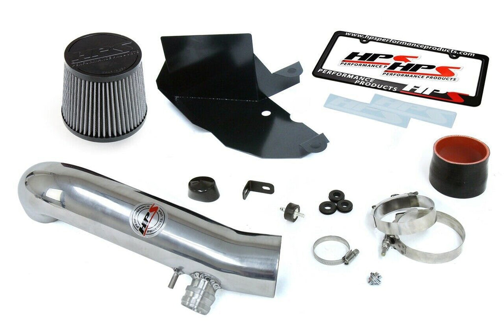 HPS 827-577P Polish Shortram Air Intake for 2015-2016 Audi A3 1.8T TFSI Turbo