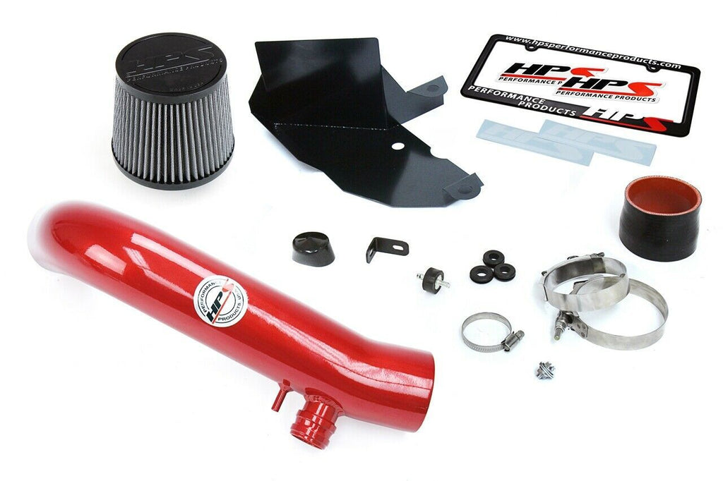 HPS 827-577R Red Shortram Air Intake for 2015-2016 Audi A3 1.8T TFSI Turbo