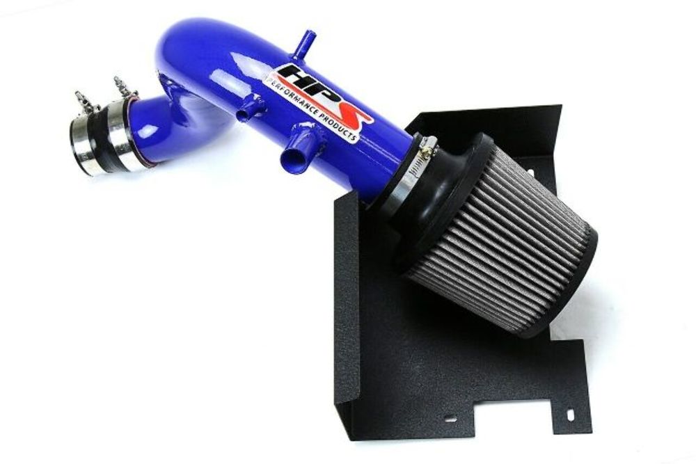 HPS 827-587BL Blue Shortram Air Intake Kit for 2011-2014 Sonata 2.0L Turbo