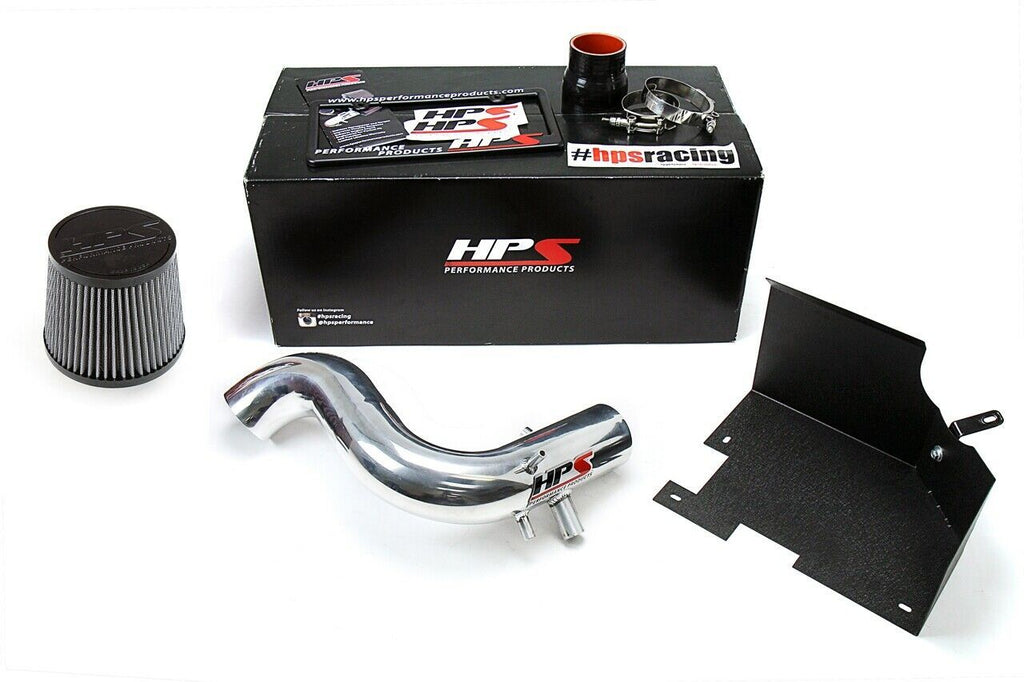 HPS 827-587P Polish Shortram Air Intake Kit for 2011-2014 Sonata 2.0L Turbo