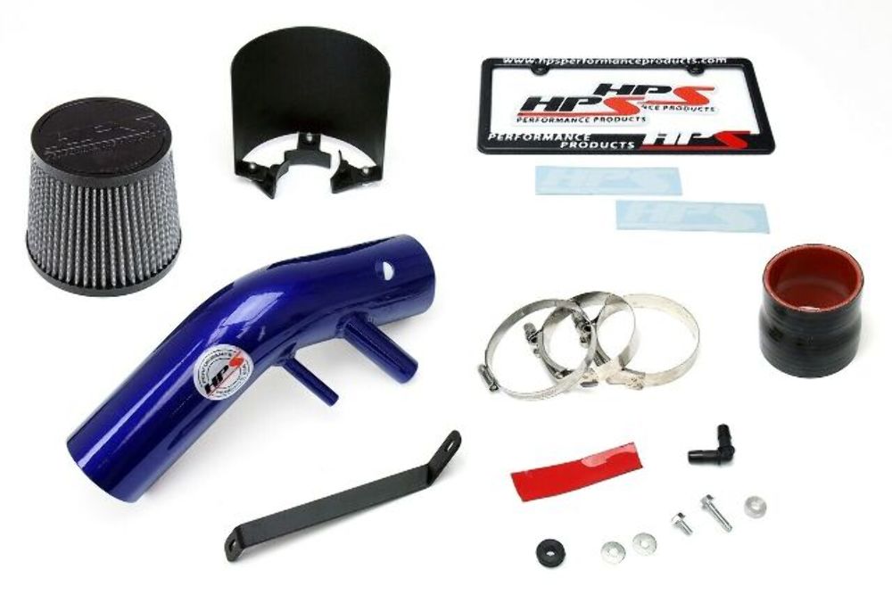 HPS 827-594BL Blue Shortram Air Intake for 15-17 Hyundai Sonata Eco 1.6L Turbo