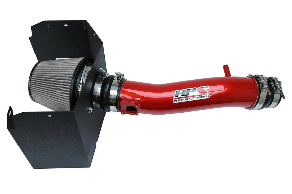 HPS 827-595R Red Cold Air Intake Kit for 16-22 Toyota Tacoma 3.5L V6