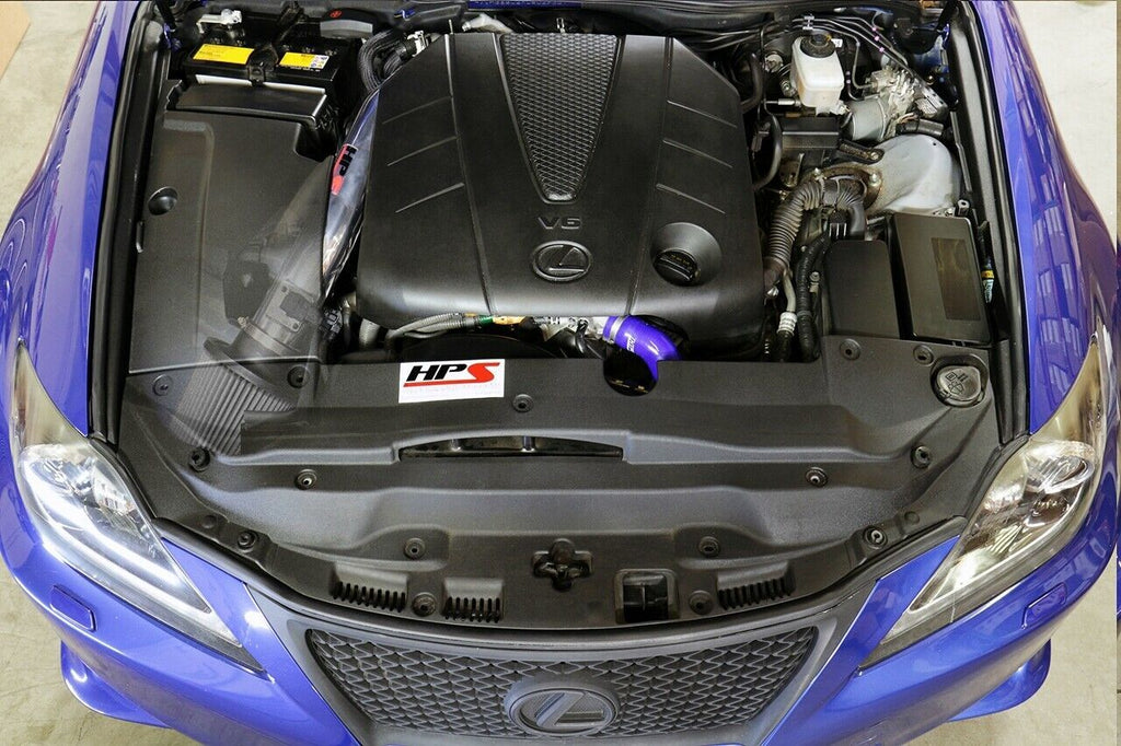 HPS 827-597BL Blue Cold Air Intake Kit for 06-13 Lexus IS350 3.5L V6