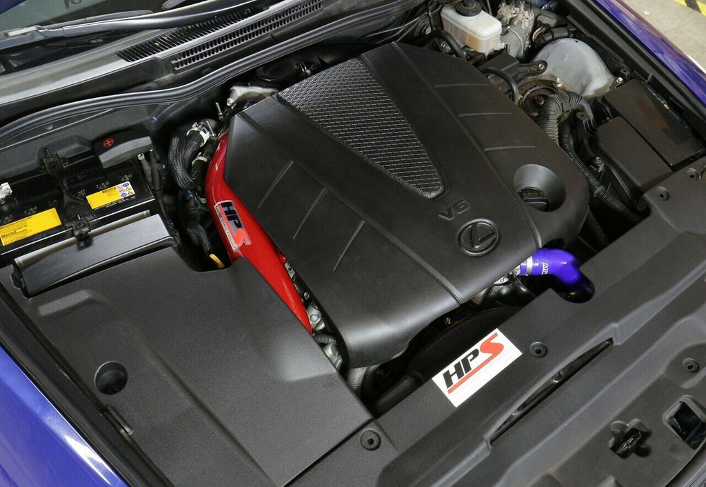 HPS 827-597R Red Cold Air Intake Kit for 06-13 Lexus IS350 3.5L V6