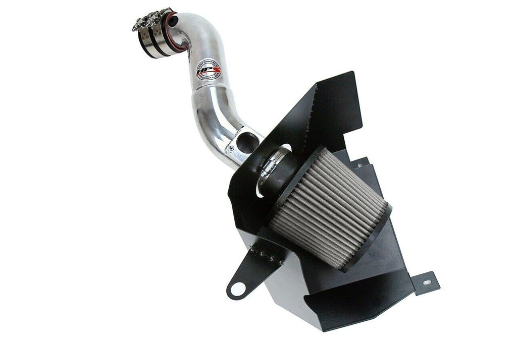 HPS 827-599P Polish Cold Air Intake Kit for 16-21 Honda Civic 2.0L Non Turbo