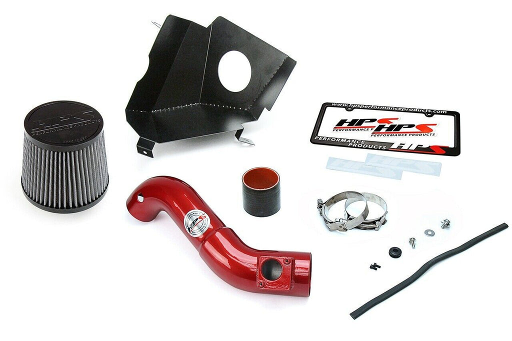 HPS 827-599R Red Cold Air Intake Kit for 16-21 Honda Civic 2.0L Non Turbo