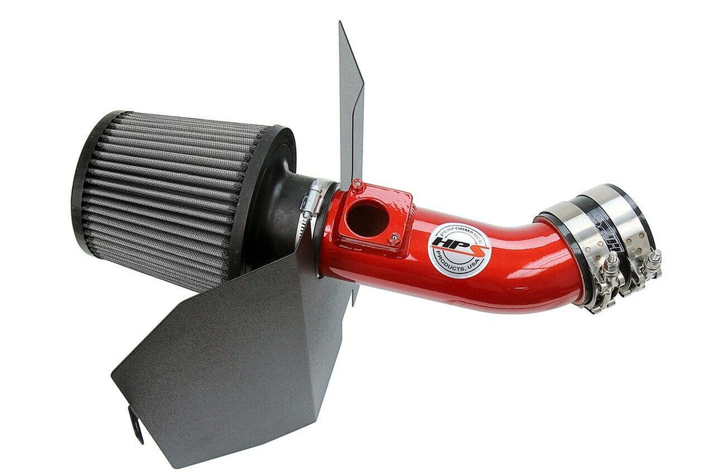 HPS 827-606R Red Shortram Air Intake for 2006-2007 Subaru WRX 2.5L Turbo